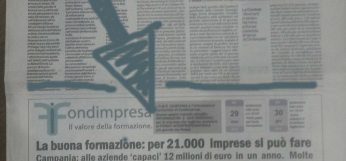 Uno spazio periodico di OBR Campania  su “Il Mattino”